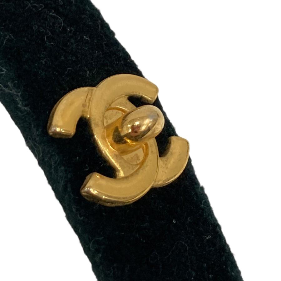 シャネル CHANEL カチューシャ ブラック_4