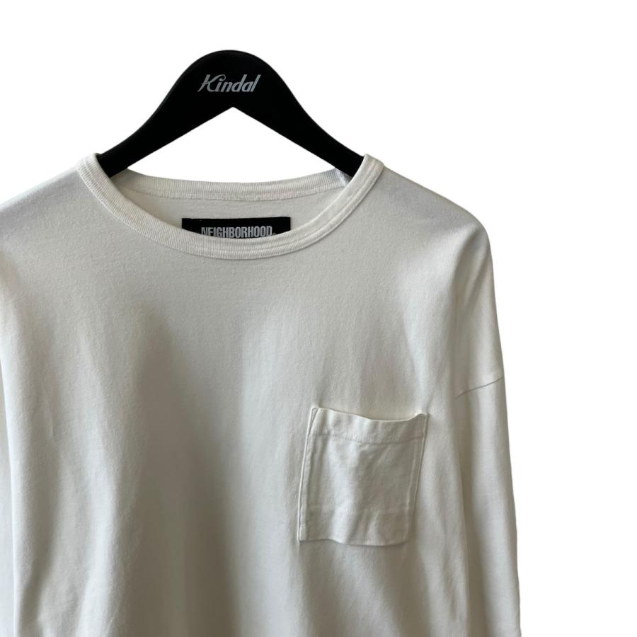NEIGHBORHOOD（ネイバーフッド） 長袖Tシャツ 252FPNH-CSM08 ホワイト