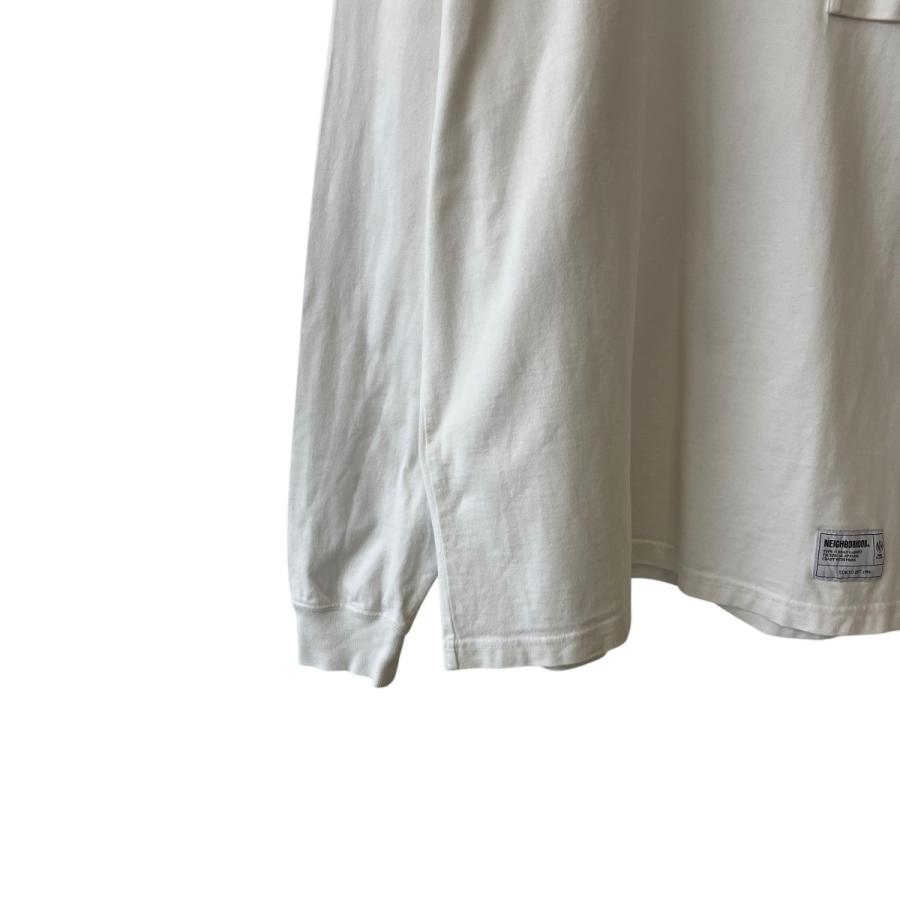NEIGHBORHOOD（ネイバーフッド） 長袖Tシャツ 252FPNH-CSM08 ホワイト
