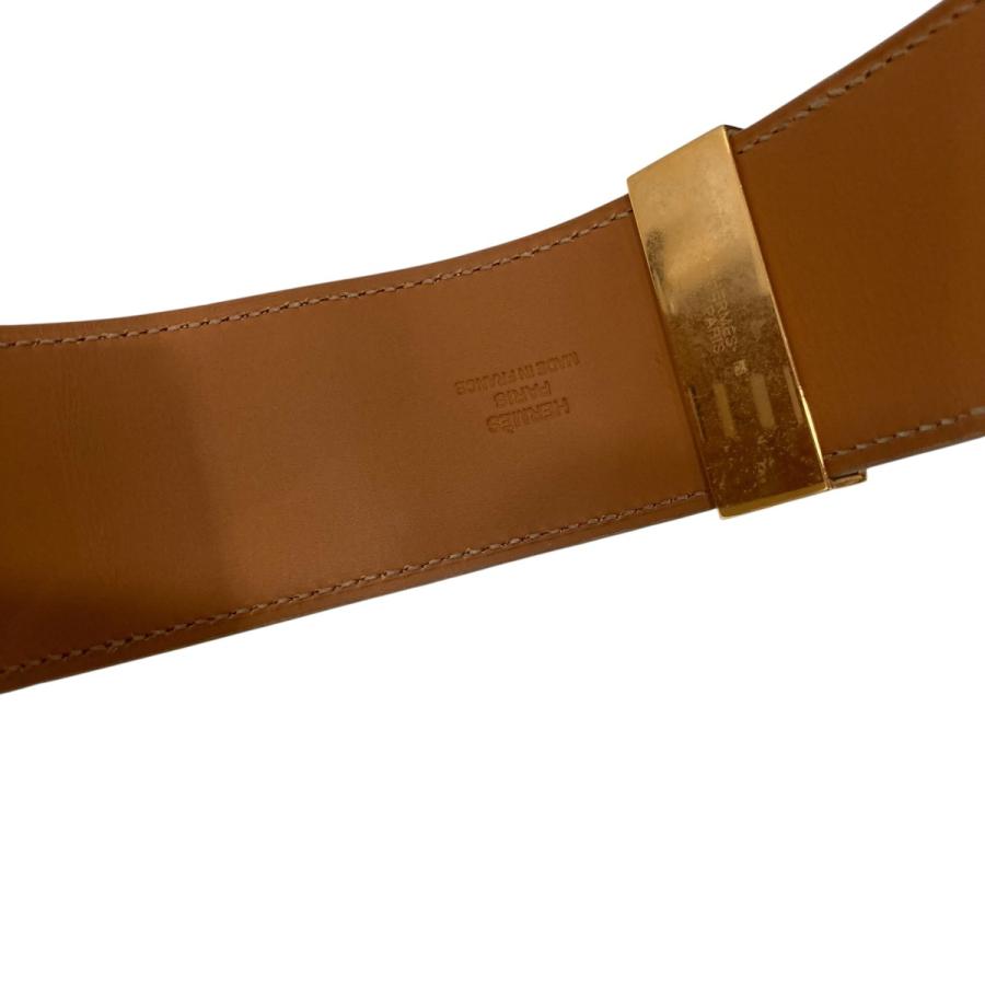 エルメス HERMES コリエドシアン ブレスレット A刻印 ゴールド×ホワイトの画像