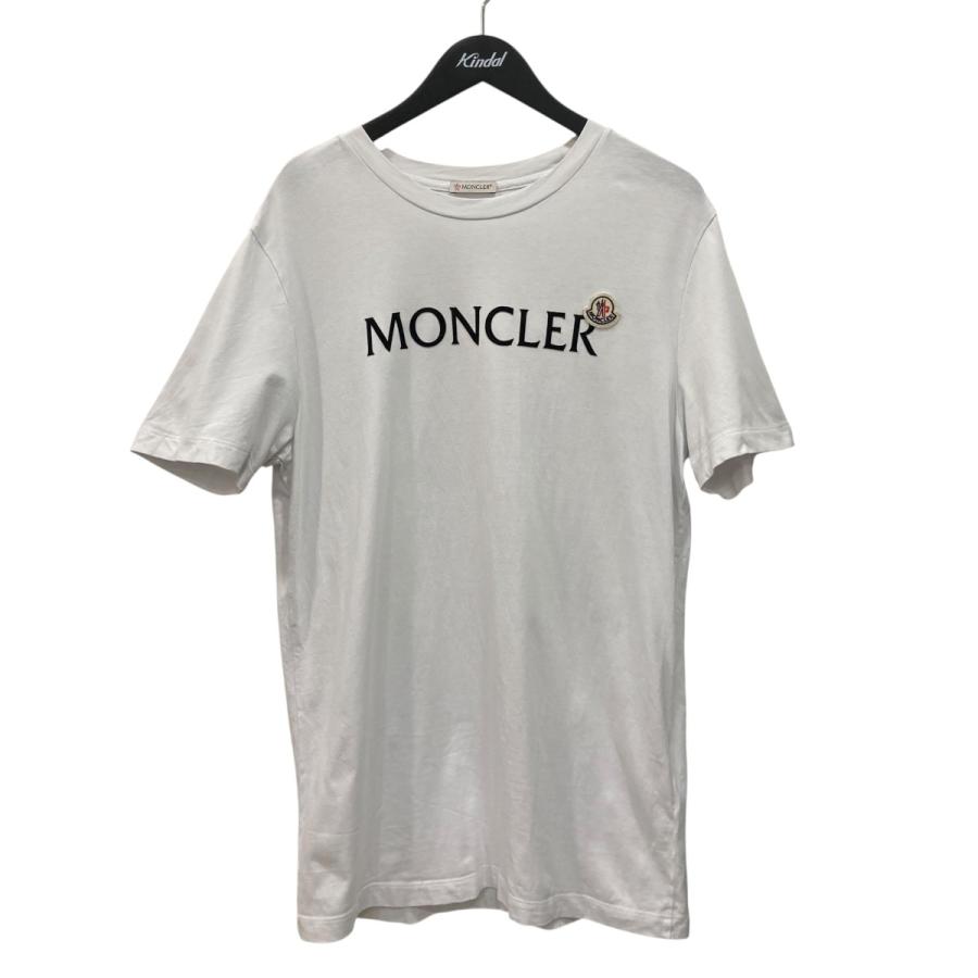 MONCLER（モンクレール） MONCLER FLOCKED-LOGO T-SHIRT 半袖Tシャツ