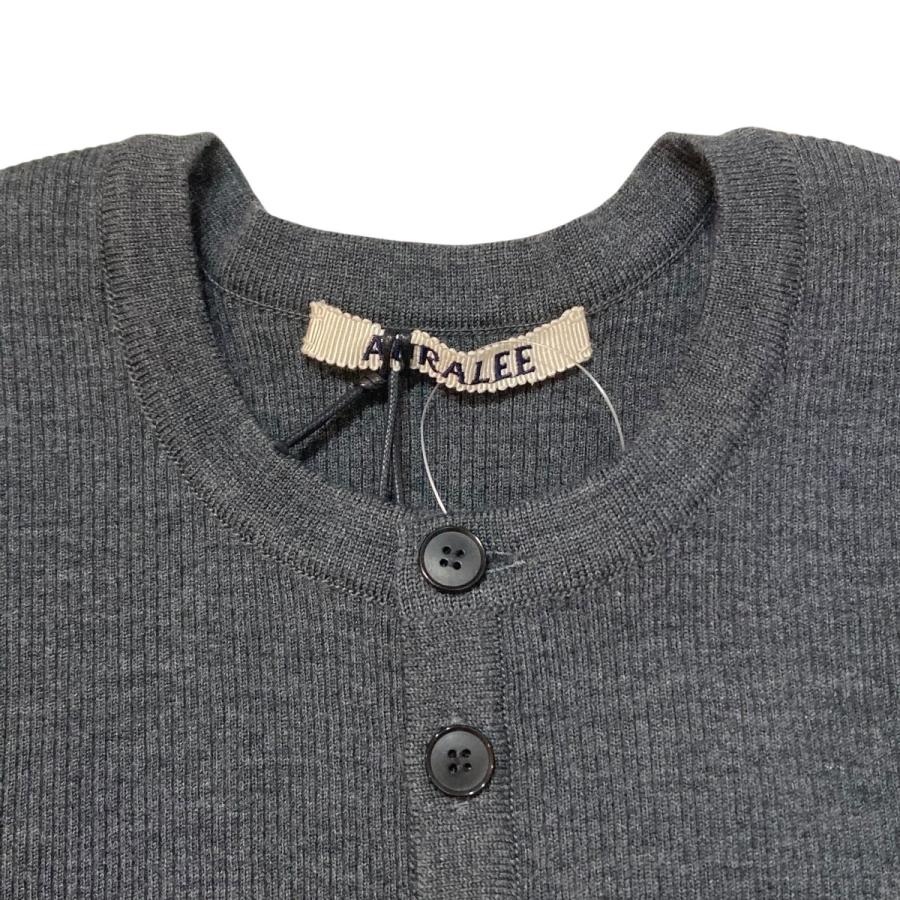 AURALEE（オーラリー） AURALEE SUPER FINE WOOL HIGH GAUGE RIB KNIT 