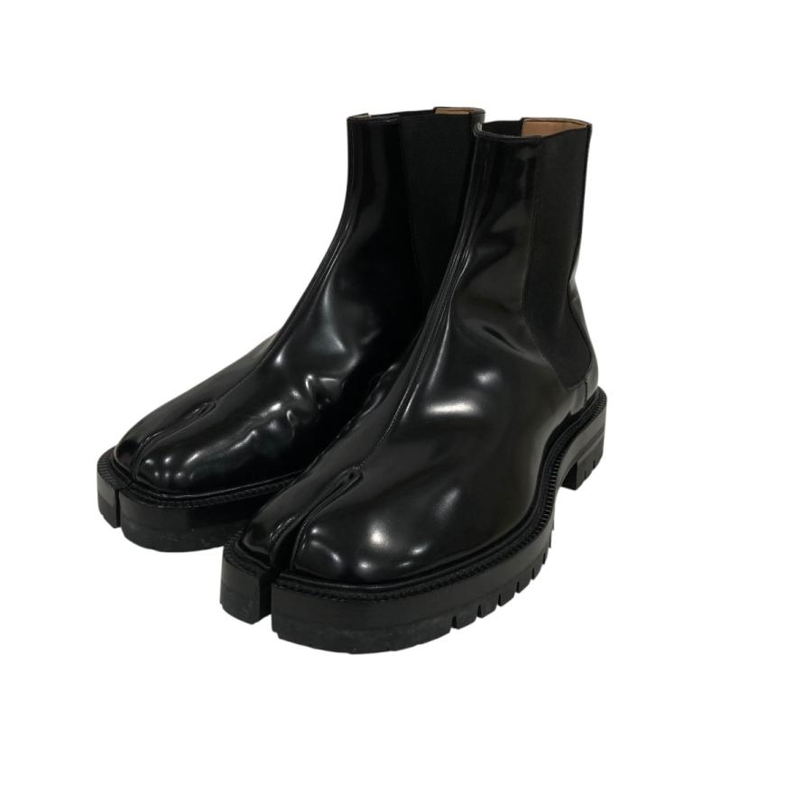 size 40 maison margiela 足袋ブーツ　レザー Maison Margiela（メゾンマルジェラ） 足袋ブーツ ブラック サイズ：40
