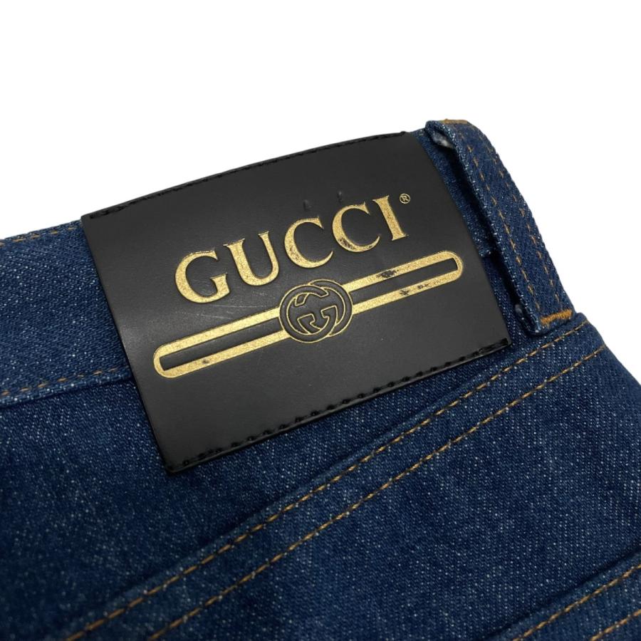 イタリア製　正規品　GUCCI フレアデニムパンツ シェリーライン GUCCI（グッチ） 【値下げ】GUCCI フレア デニムパンツ 624217