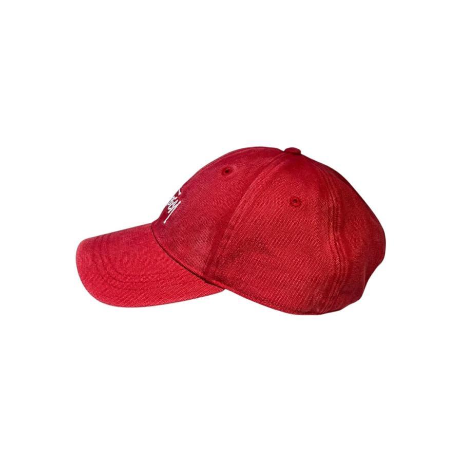 帽子 Stussy cap red STUSSY（ステューシー） stussy 26SS WASHED BASIC STUSSY CAP