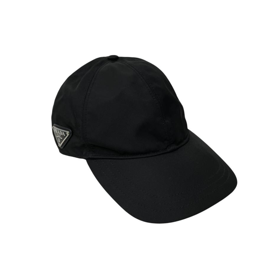 PRADA（プラダ） PRADA Re-Nylon キャップ 1HC274 ブラック サイズ：M