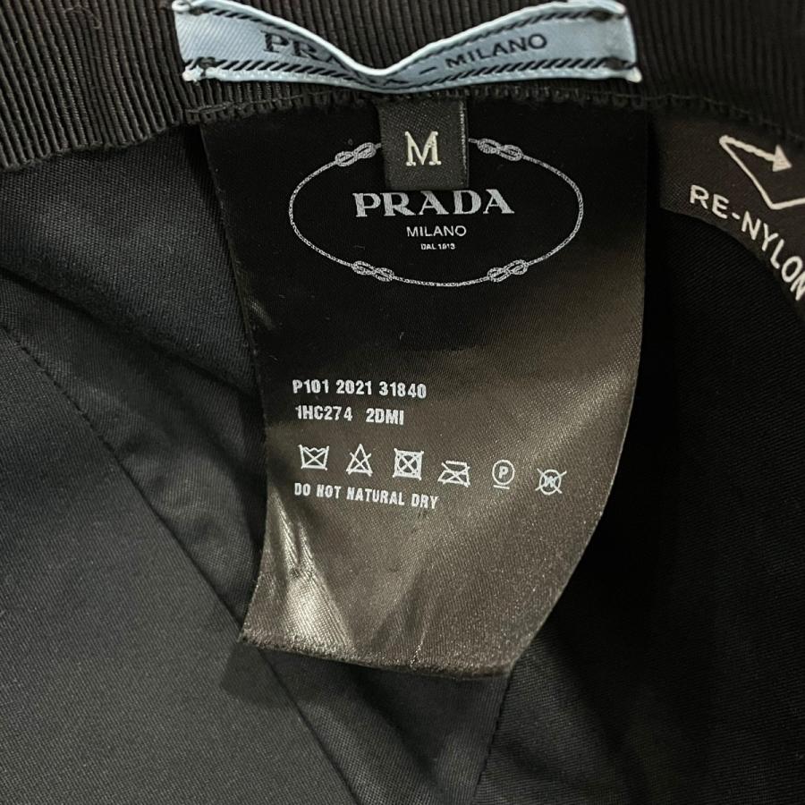PRADA（プラダ） PRADA Re-Nylon キャップ 1HC274 ブラック サイズ：M