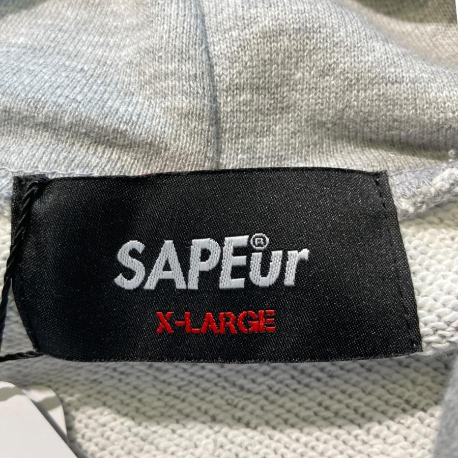 サプール SAPEur プルオーバーパーカー グレー サイズ：XL