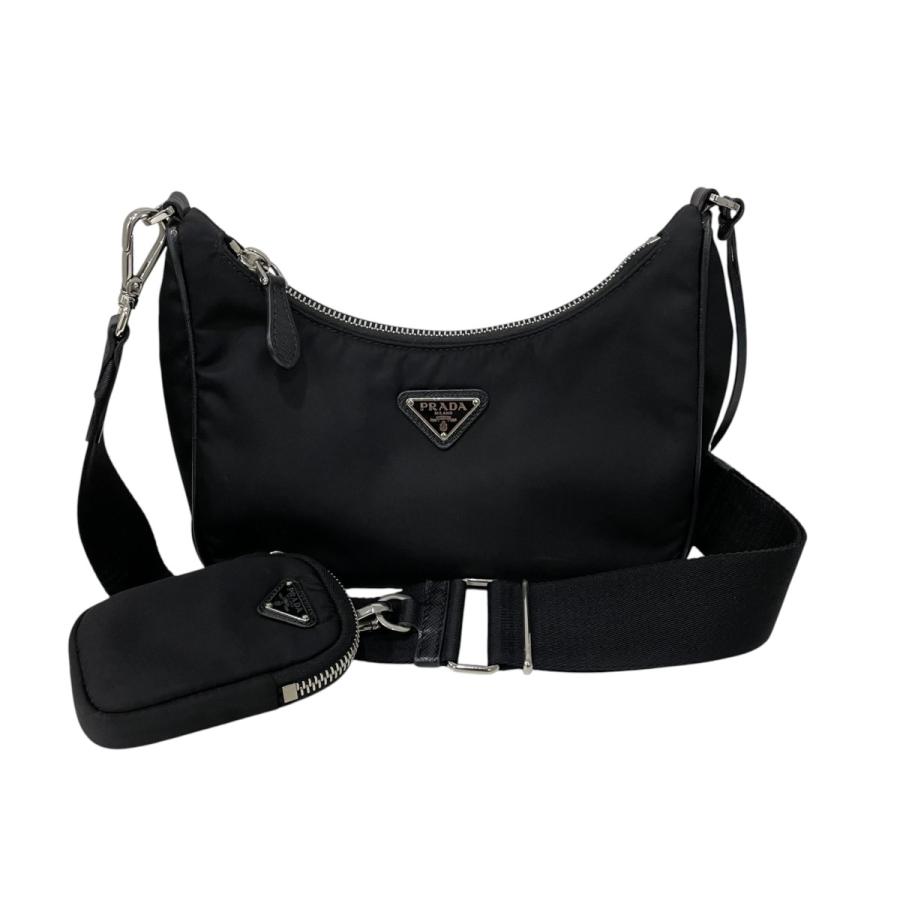 プラダ PRADA Re-Edition 2005 ショルダーバッグ 1BH204 블랙
