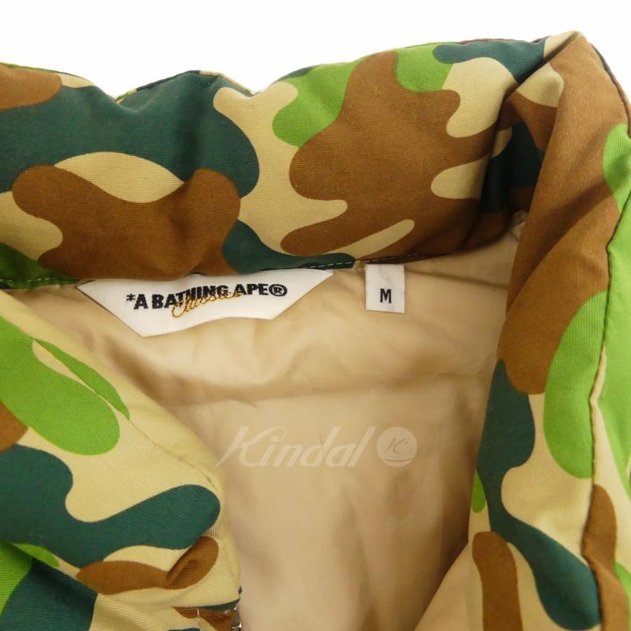 再再販 A Bathing Ape カモフラダウンベスト ベージュ カーキ サイズ M アメリカ村店 1110 即納 最大半額 Clearchannel Com Br