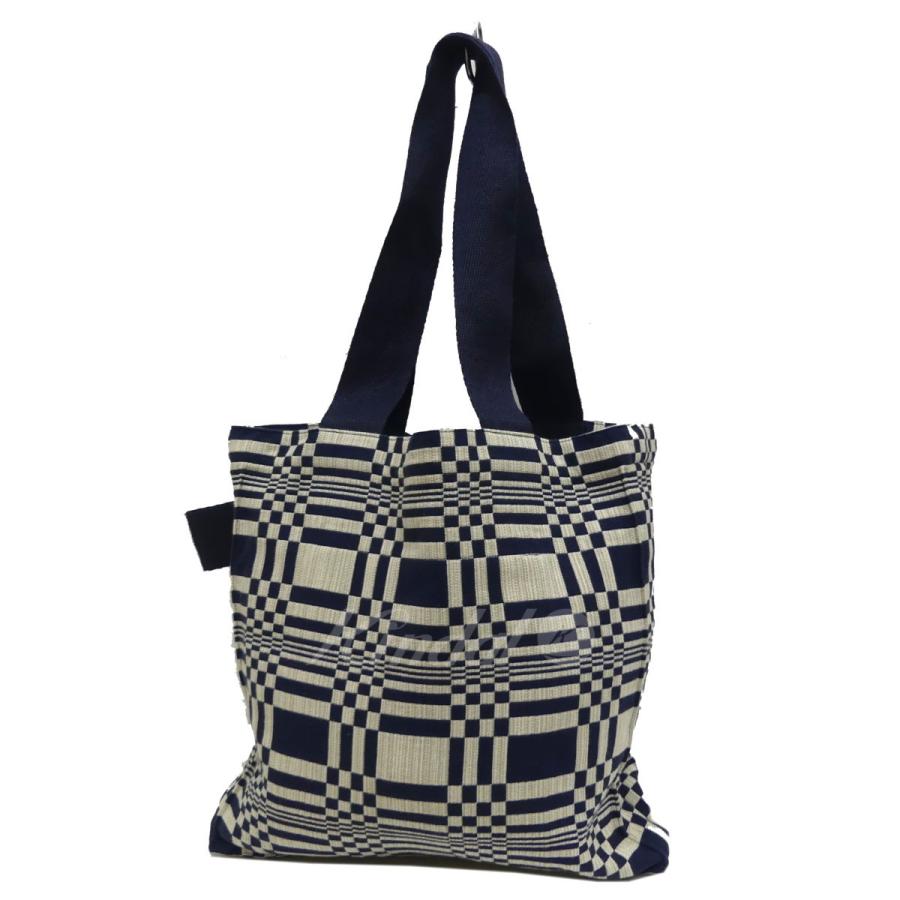 Johanna Gullichsen Economy Bag Doris トートバッグ ネイビー ホワイト 梅田クロス茶屋町店 2102 ブランド古着カインドオル 通販 Yahoo ショッピング