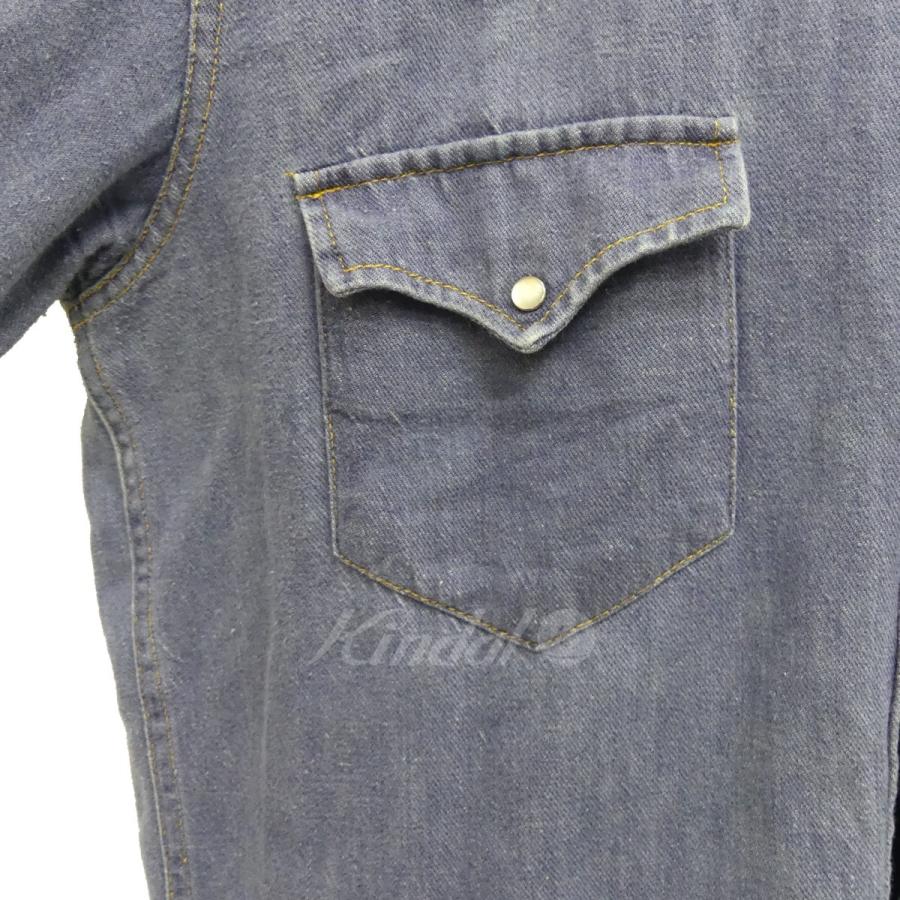 Old Park リメイクプルオーバーシャツ インディゴ サイズ Free 梅田クロス茶屋町店 ブランド古着カインドオル 通販 Yahoo ショッピング