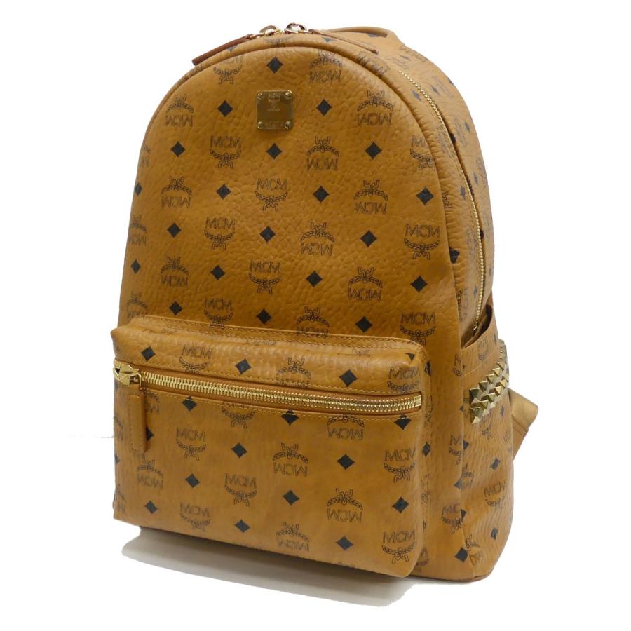 国内正規品 限定 Mcm サイドスタッズ バックパック ブラウン 梅田クロス茶屋町店 上質で快適 Www Skylanceronline Com