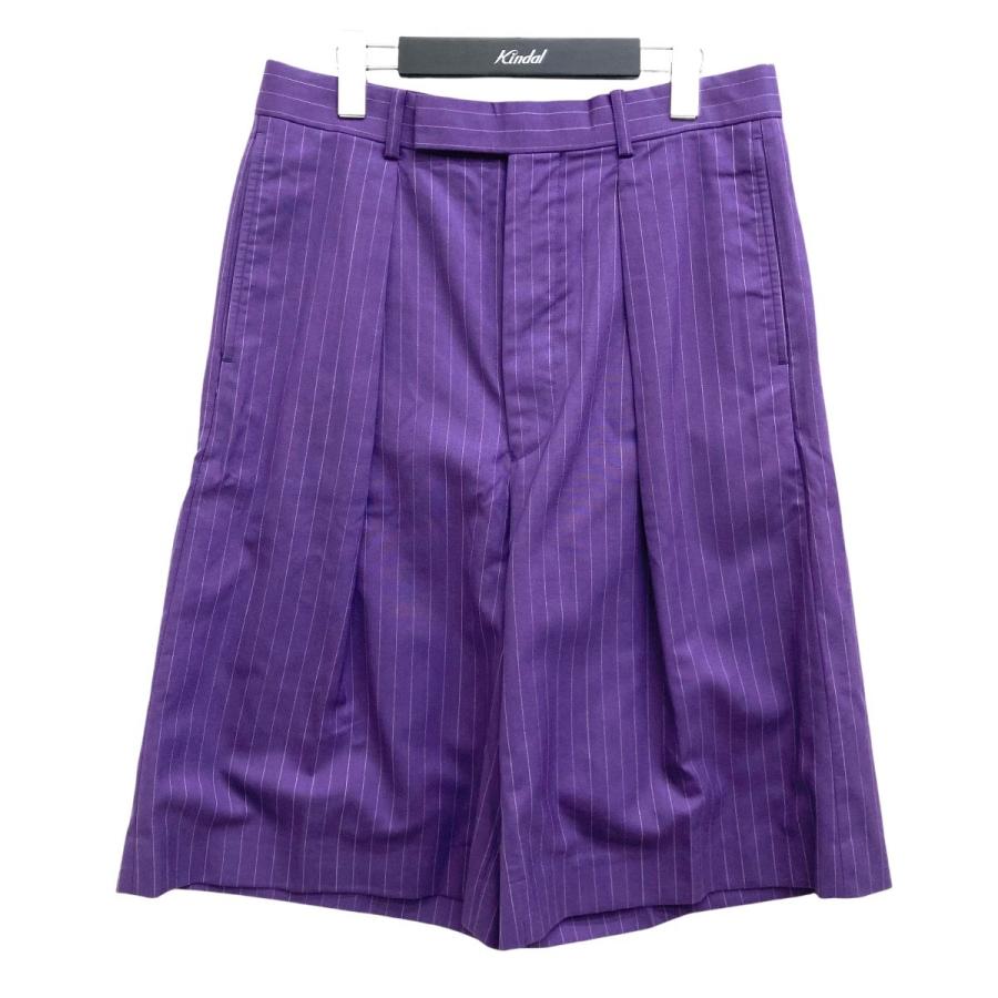 パンツ LITTLEBIG Stripe flare short pants LITTLEBIG Stripe flare short pants