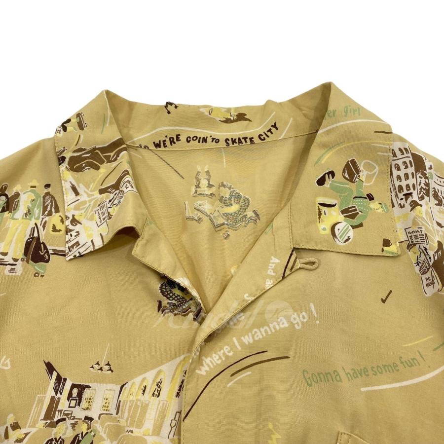 Porter Classic ALOHA SHIRT SKATEBOARDING アロハシャツ イエロー 