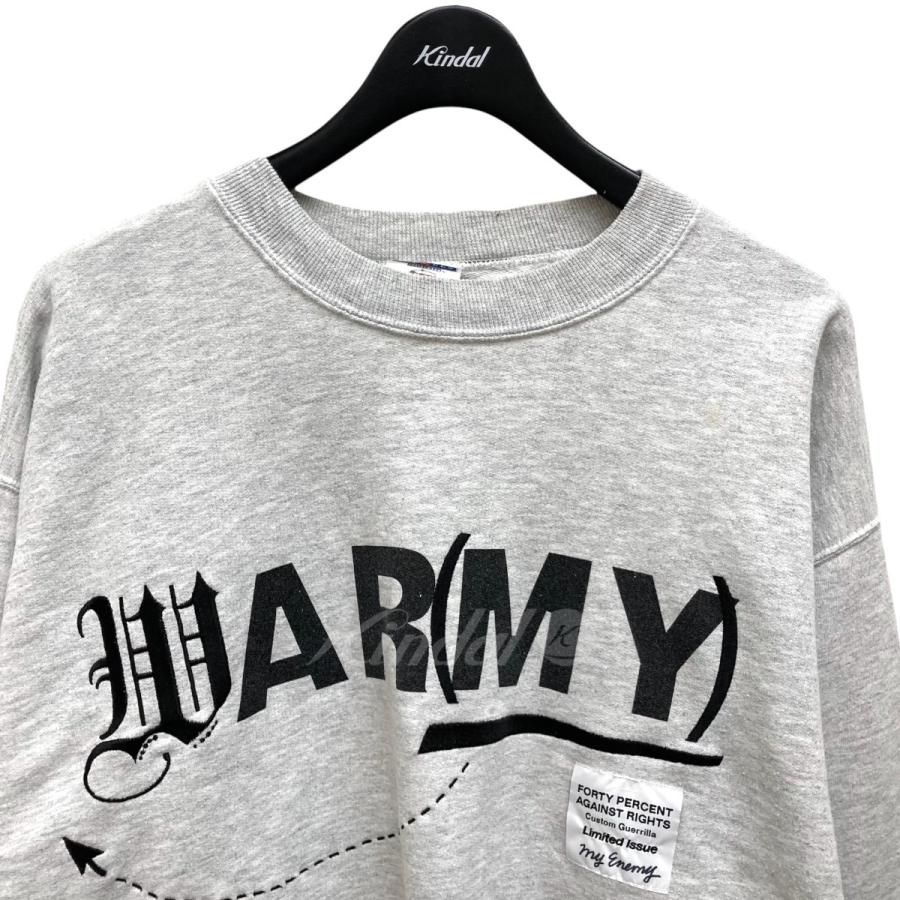 FORTY PERCENTS AGAINST RIGHTS PERCENT MY ENEMY CREW NECK  