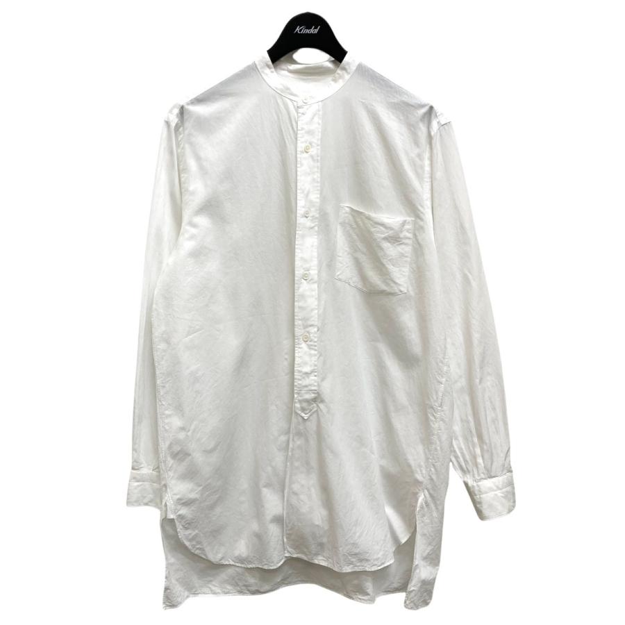COMOLI 21SS バンドカラーシャツ T01-02002 ホワイト サイズ：1 (梅田 