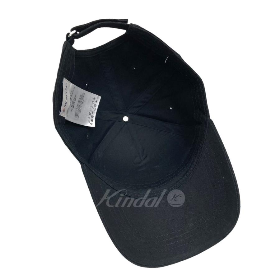 モンクレールMONCREL 黒 ベースボールキャップ MONCLER モンクレール ベースボールキャップ BASEBALL CAP