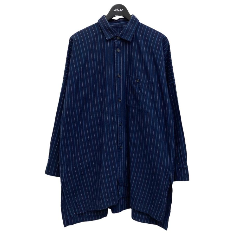 ISSEY MIYAKE MEN ドルマンスリーブストライプシャツ ISSEY MIYAKE MEN ドルマンスリーブストライプシャツ ME03FJ032