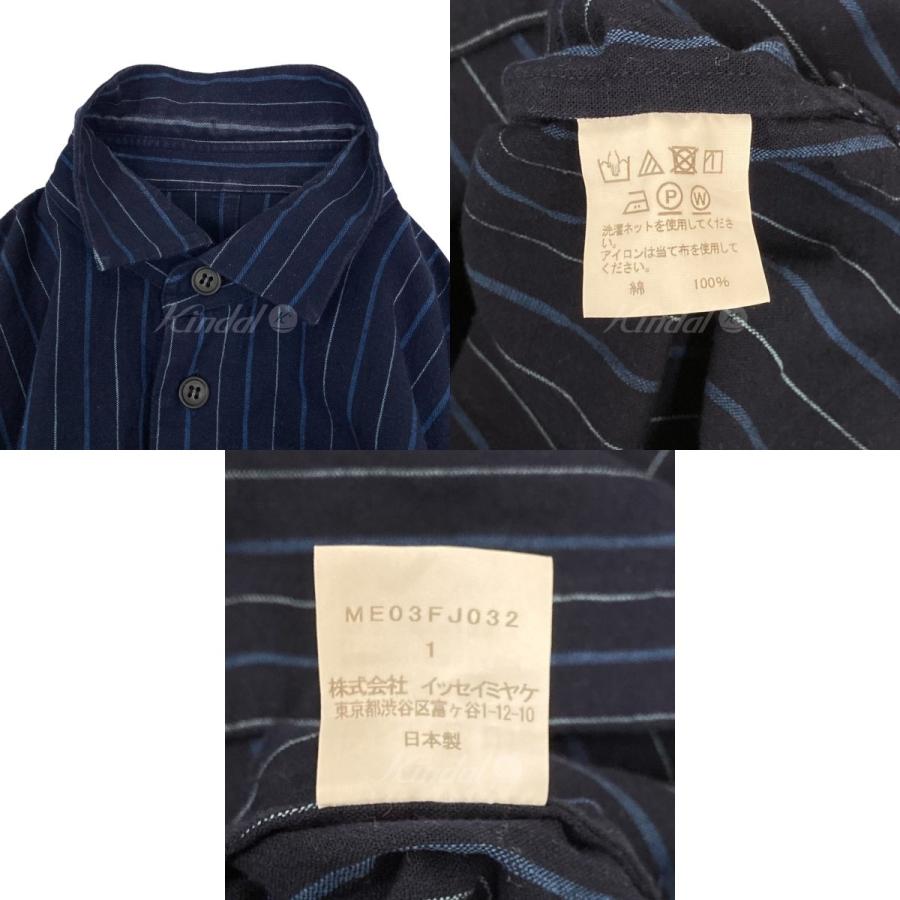 ISSEY MIYAKE MEN ドルマンスリーブストライプシャツ ME03FJ032
