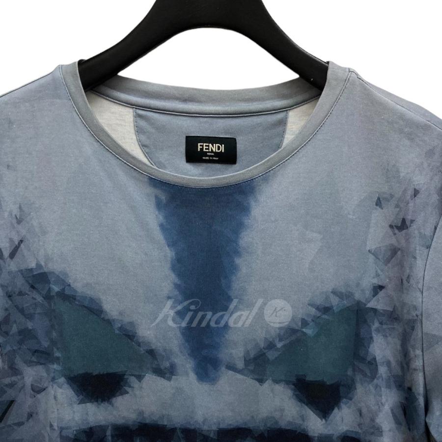 FENDI モンスター 半袖Tシャツ FY0626 グレー サイズ:48 (梅田 FENDI モンスター 半袖Tシャツ FY0626 グレー サイズ:48 (梅田