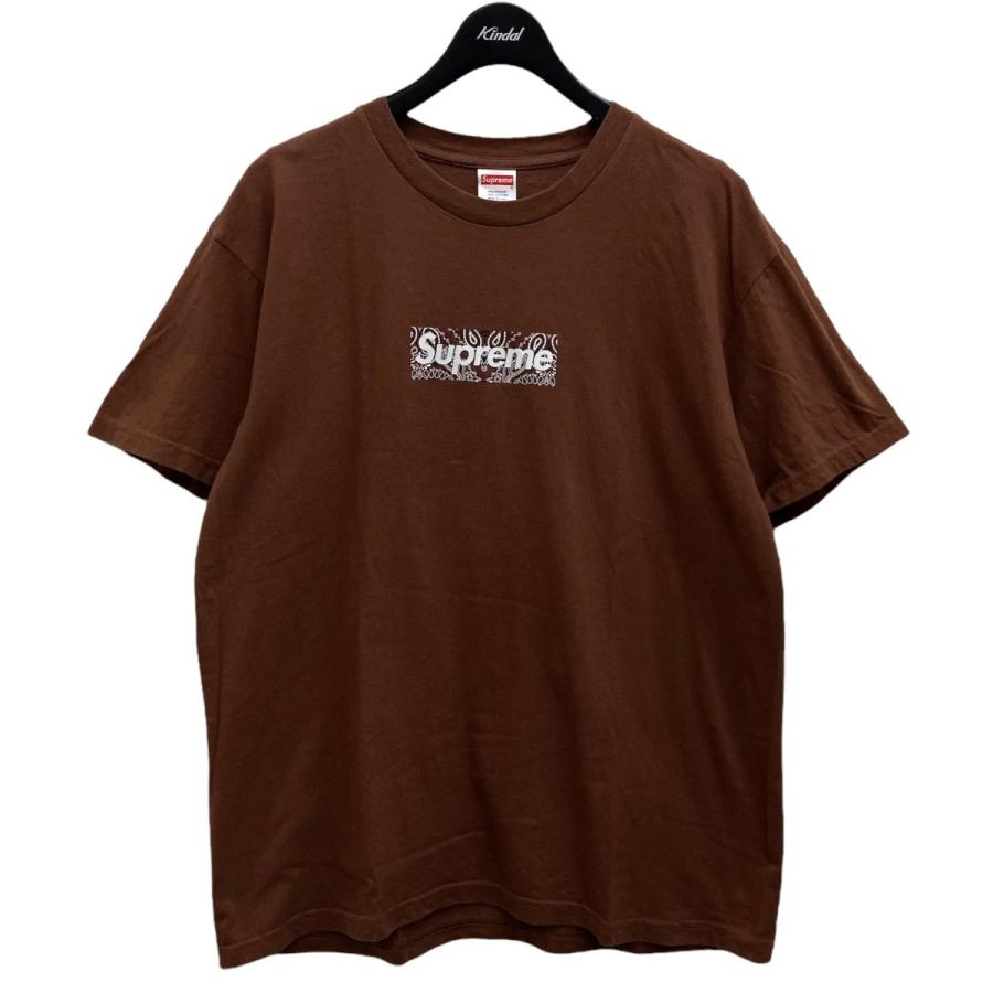 SUPREME 19AW Bandana Box Logo Tee バンダナ ボックスロゴ Tシャツ 