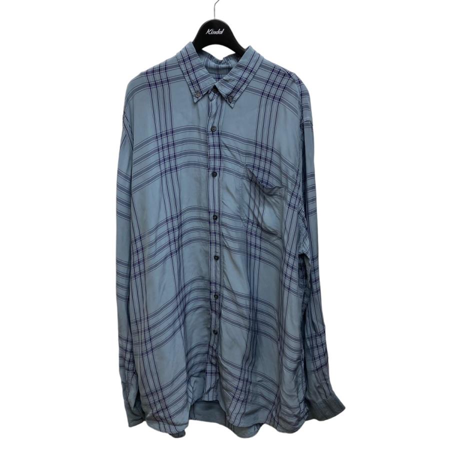 MARNI 【値下げ】MARNI レーヨンチェックオーバーサイズドボタンダウン 