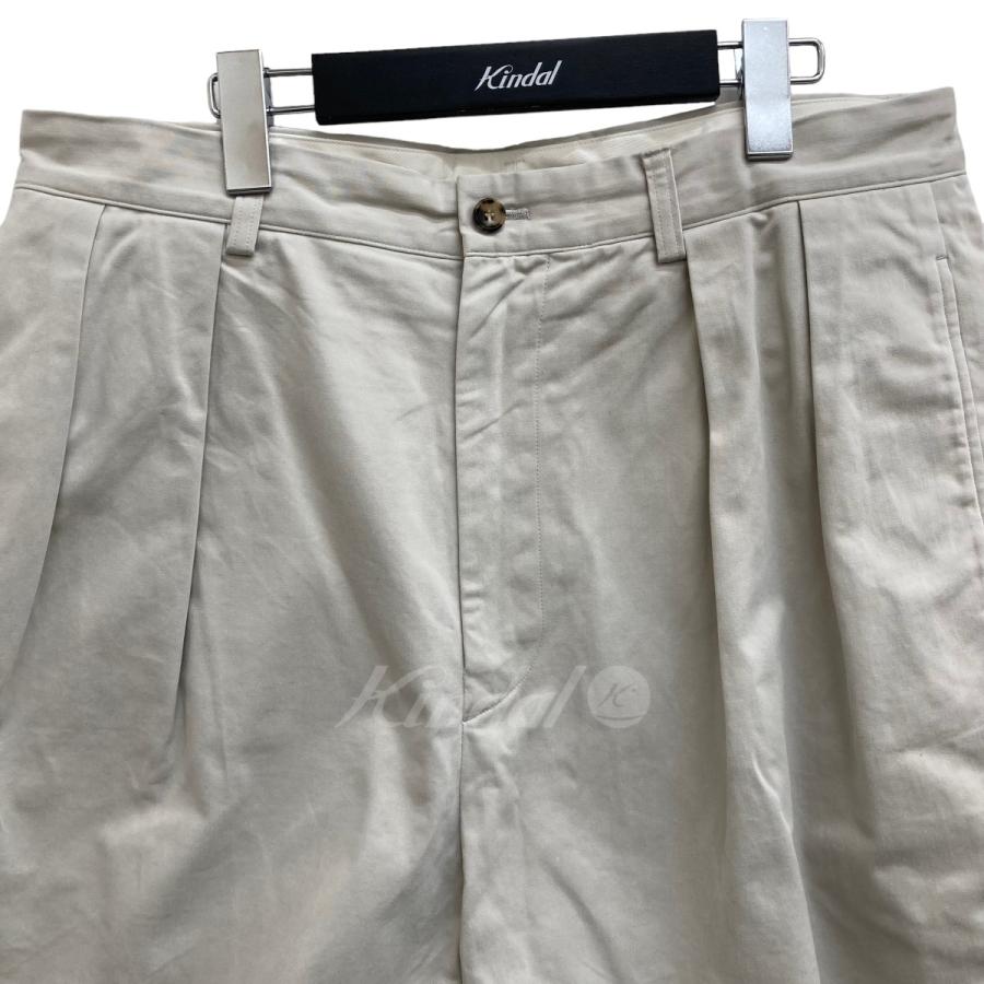 アプレッセ A．PRESSE 22SS Two Tuck Chino Shorts ショートパンツ 22SAP-04-11H ベージュ サイズ：3