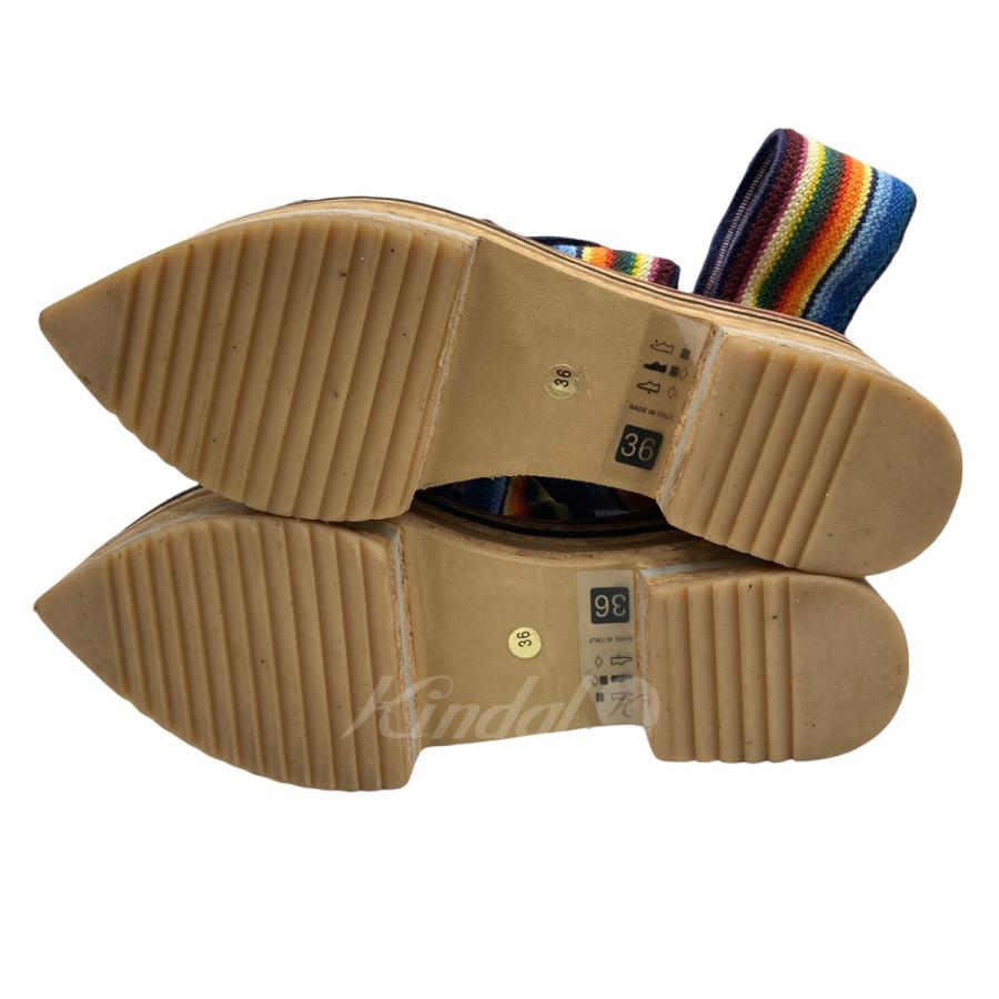 ARIELLE de PINTO 【値下げ】arielle pinto サンダル マルチカラー  