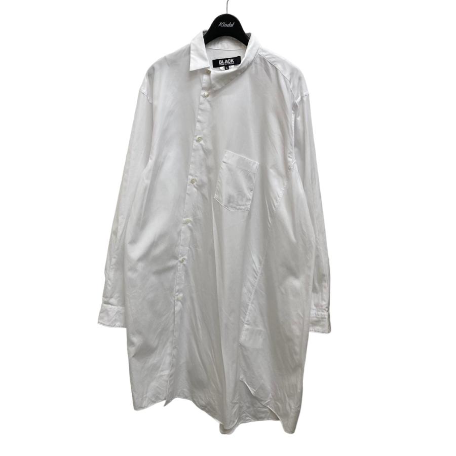 値下げ】BLACK COMME des GARCONS 22SS ねじれロングシャツ 1I-B005 