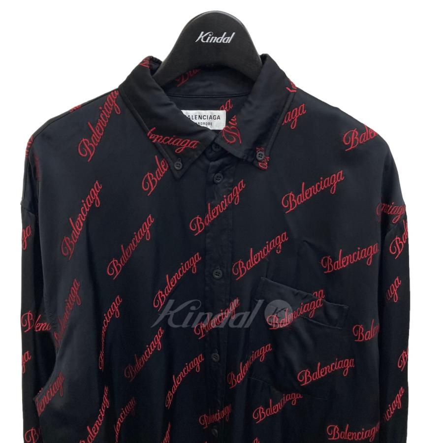 BALENCIAGA 21SS 長袖シャツ ブラック サイズ：34 (梅田クロス茶屋町店 