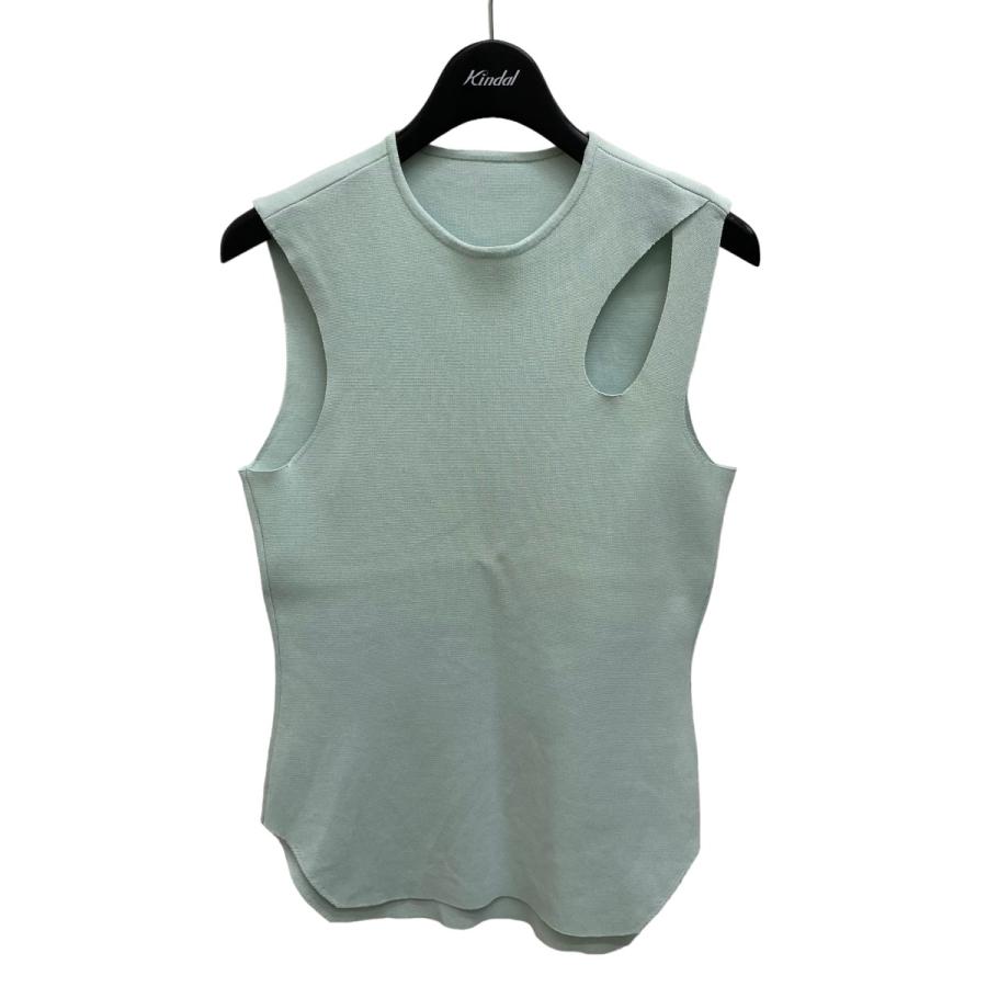 値下げ】mame kurogouchi 22SS Hole Knitted Top ノースリーブ 