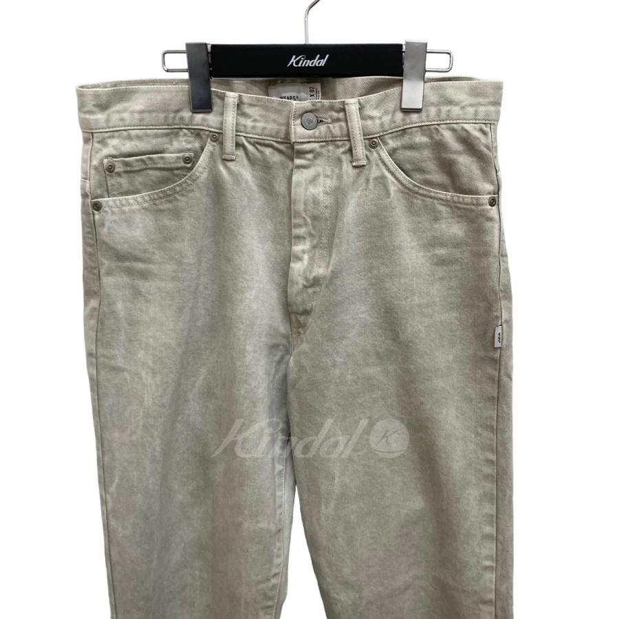 値下げ】WTAPS BLUES BAGGY 01 製品染めパンツ 212WVDT-PTM05 ベージュ 