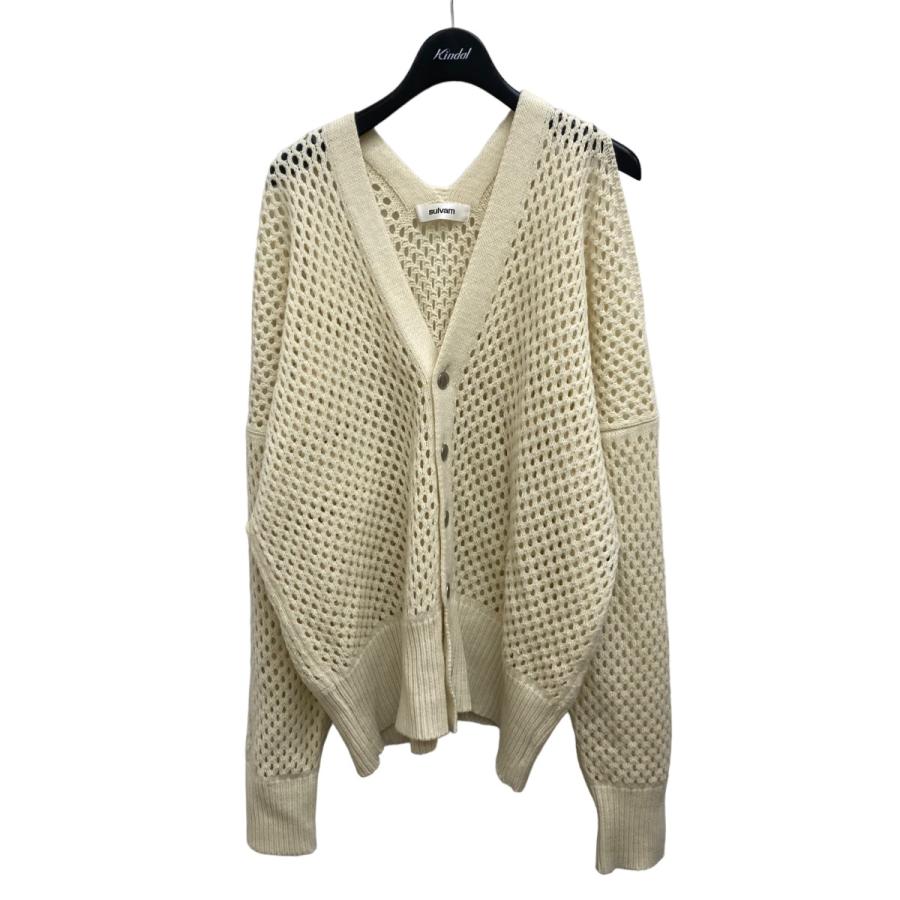 sulvam 【値下げ】sulvam ウールメッシュカーディガン SK-K05 sulvam 【値下げ】sulvam ウールメッシュカーディガン SK-K05