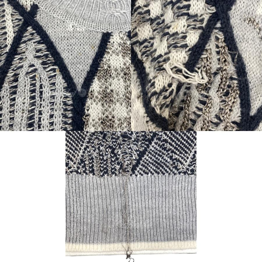値下げ】rurumu 20AW ×KIDILL mix pattern knit ニット rrm20AW-KN02 