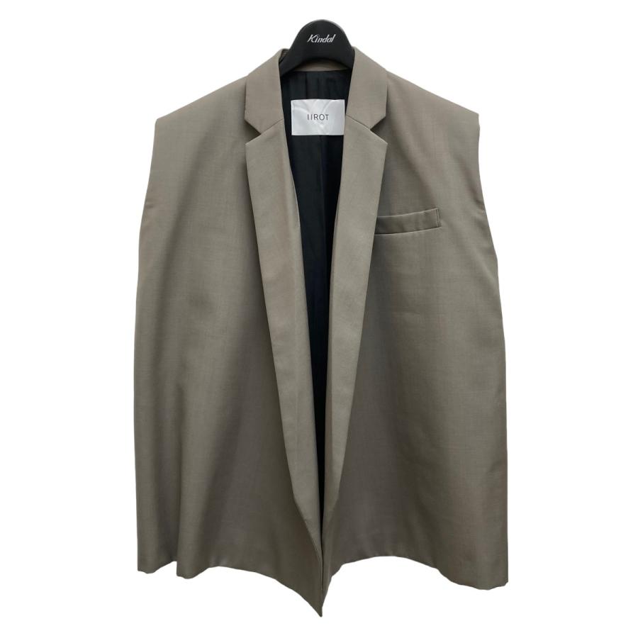 値下げ】IIROT Mohair poplin Tailored vest ベスト ベージュ サイズ 