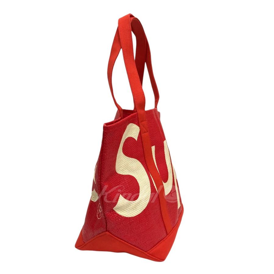 シュプリーム SUPREME 20SS／Raffia Tote Bag トートバッグ レッド｜kindal｜03