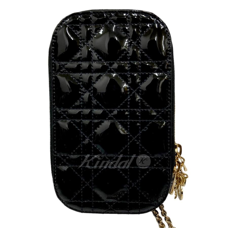 値下げ】Christian Dior LADY DIOR フォンホルダー カナージュ 
