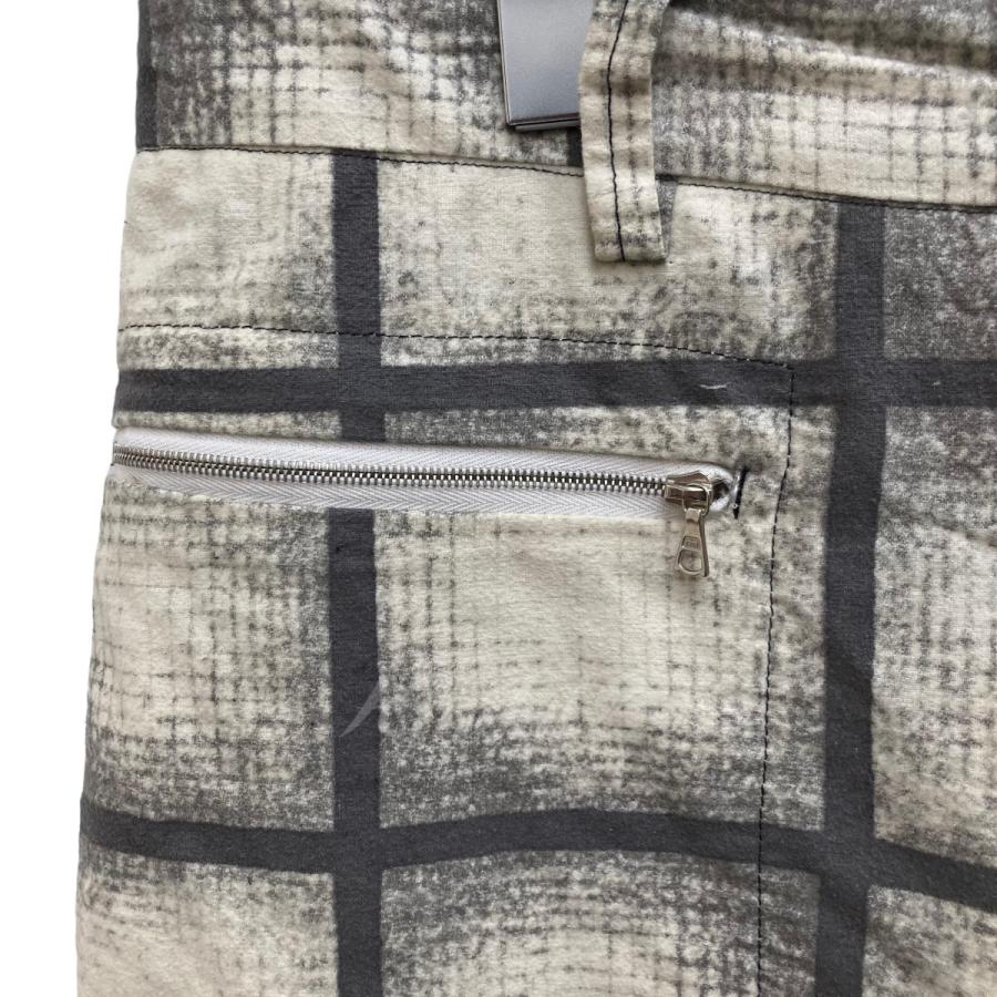 SUNSEA TRANSFER FLANNEL CHECK PANT イージーパンツ 22A47 ベージュ 