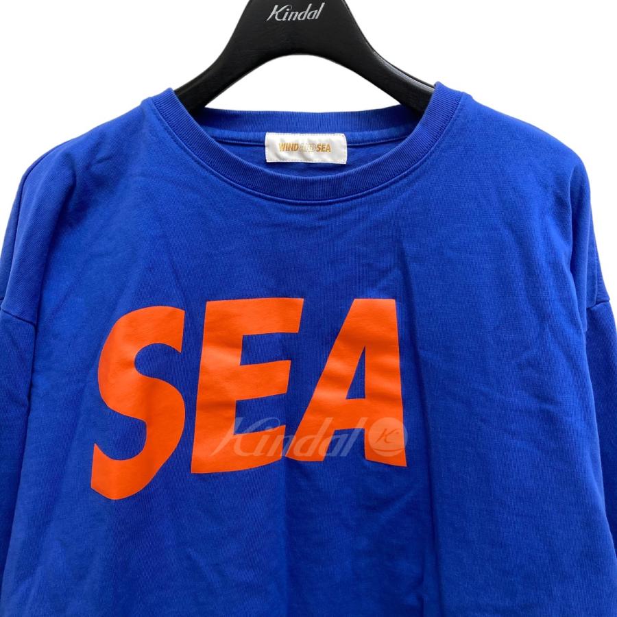 ウィンダンシー WIND AND SEA Sea L／S Tee ロングスリーブTシャツ ブルー サイズ：XL｜kindal｜03