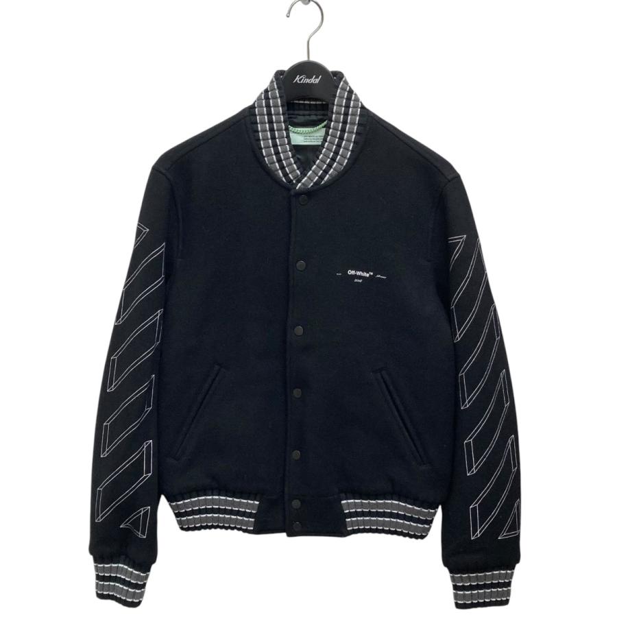 off white 【値下げ】OFFWHITE 3D Design Varsity Jacket off white 【値下げ】OFFWHITE 3D Design Varsity Jacket