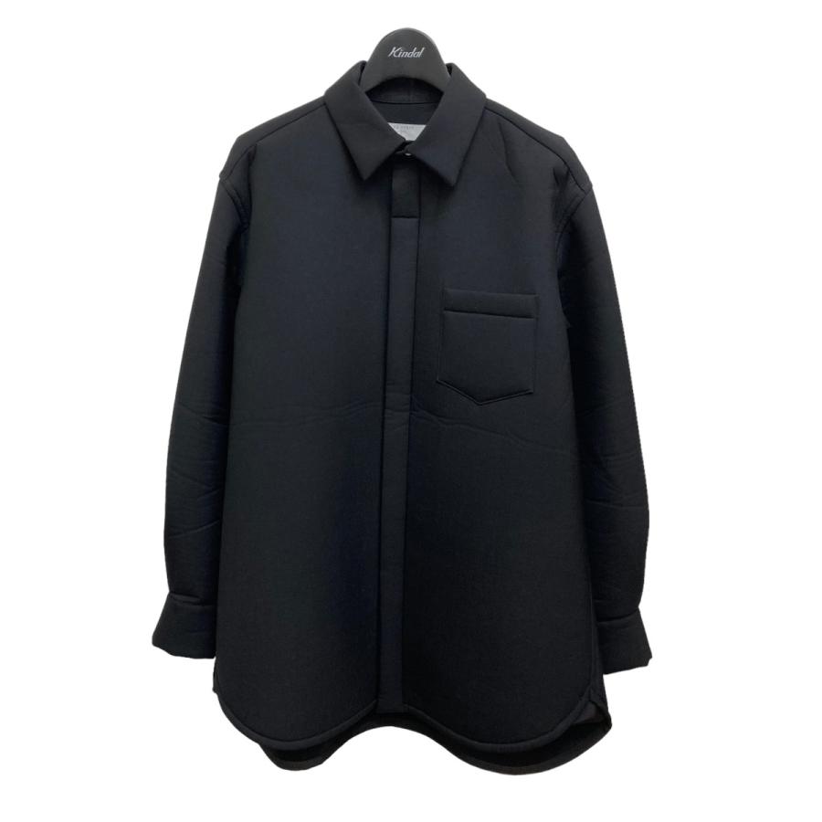 値下げ】sacai Suiting Bonding Shirt 23-06895 ブラック サイズ：1 