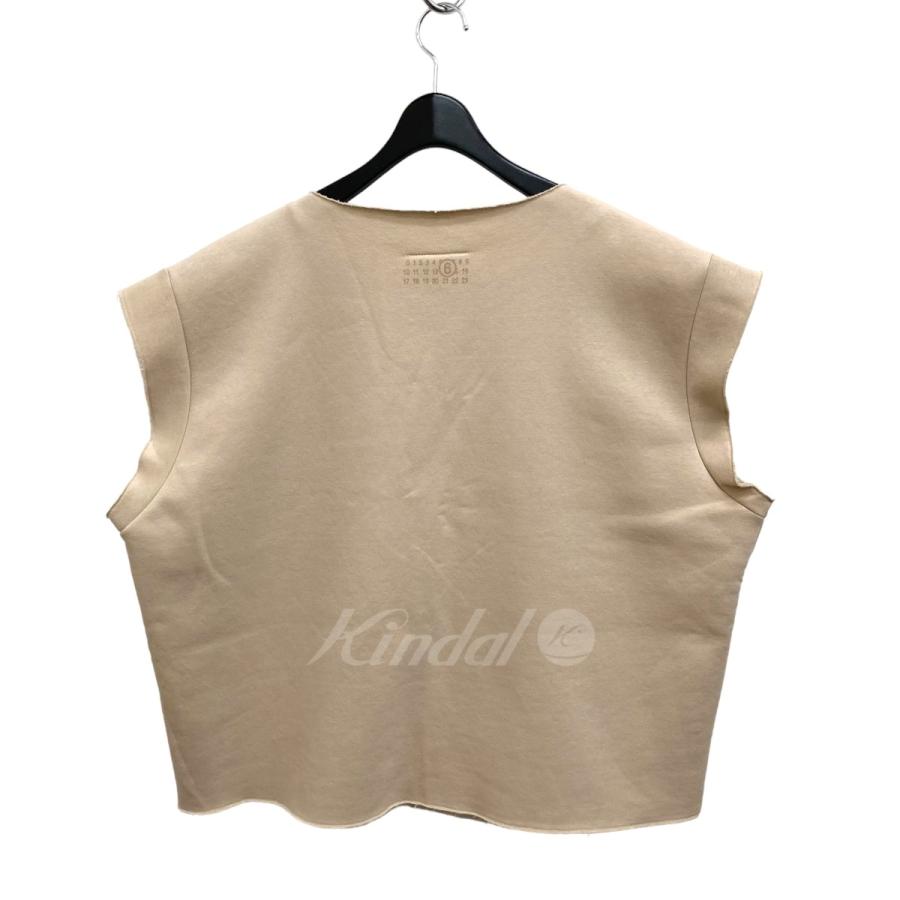 MM6 Maison Margiela 23AW／スキッパー ベスト S62NF0005 ベージュ 