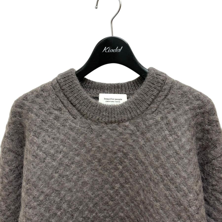 beautiful people 【値下げ】beautiful mohair brushed pullover 