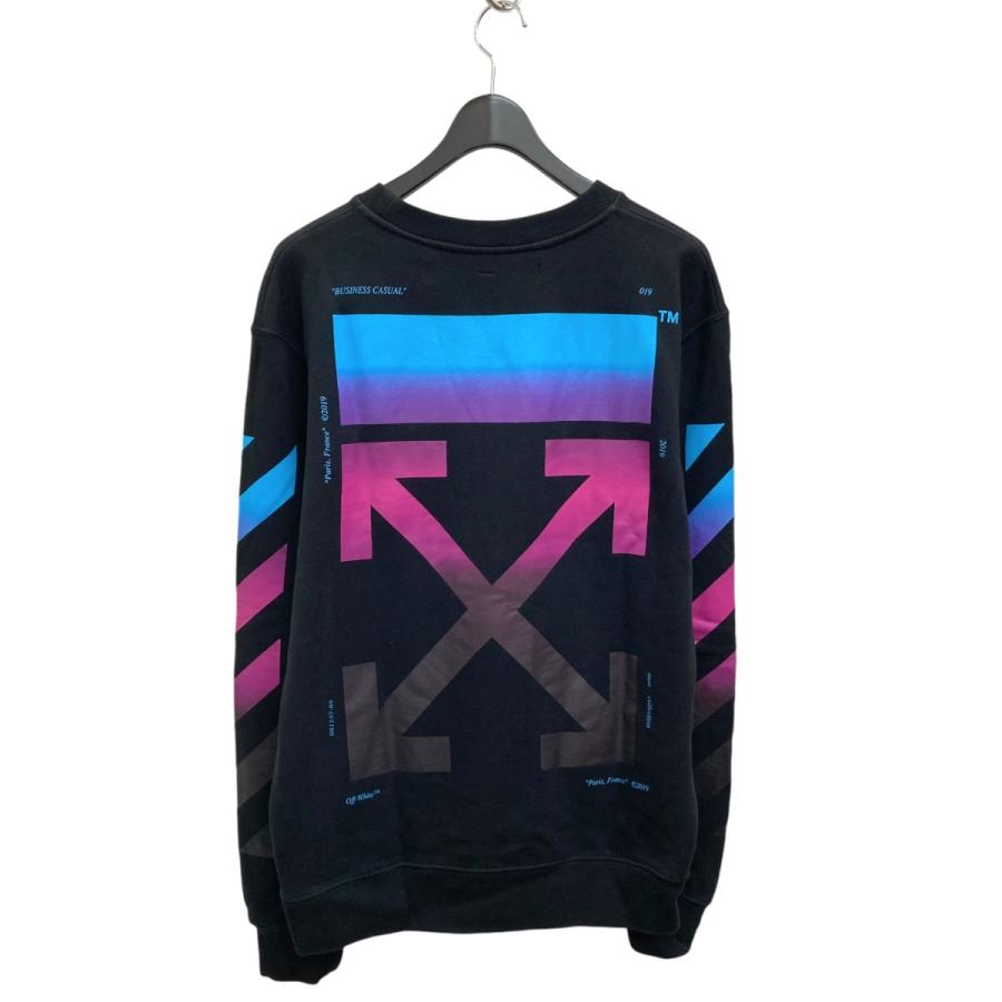 off white 【値下げ】OFFWHITE DIAG GRADIENT CREWNE スウェット 