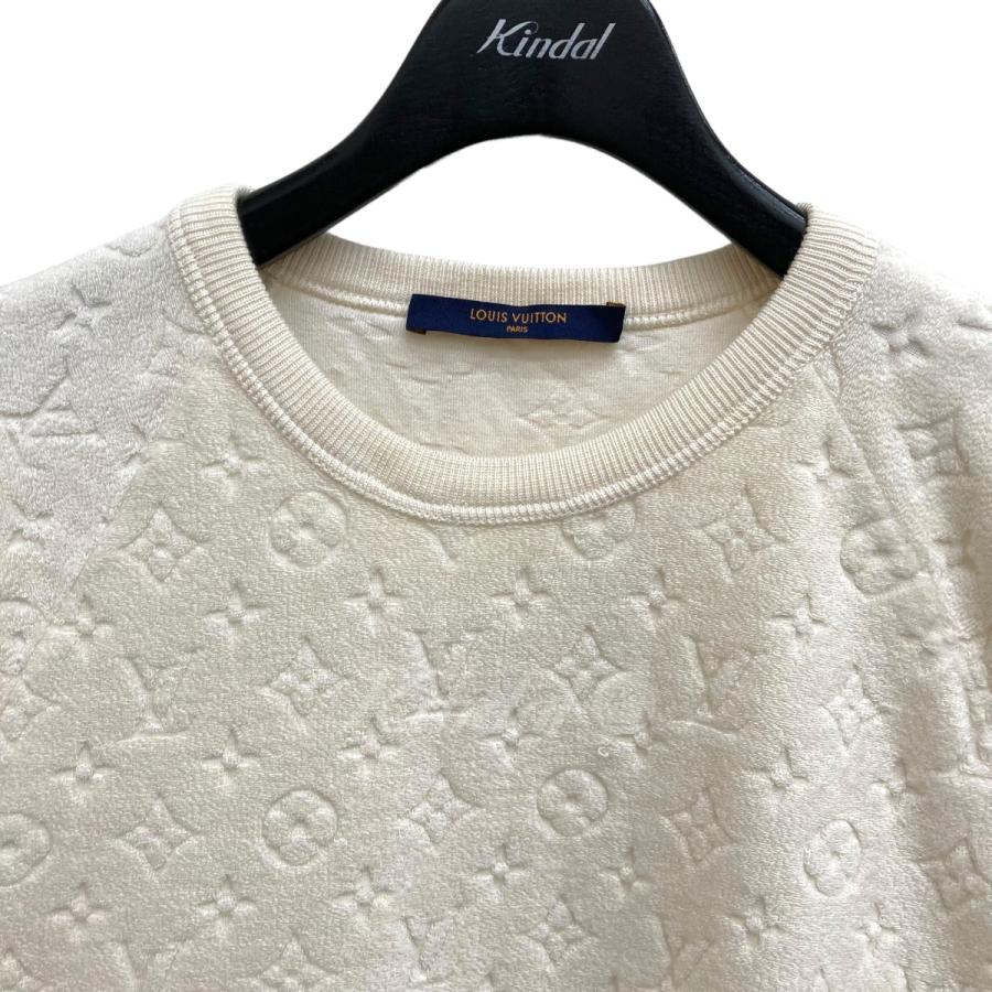 ルイヴィトン LOUIS VUITTON モノグラム総柄パイルTシャツ RM191M IZG 