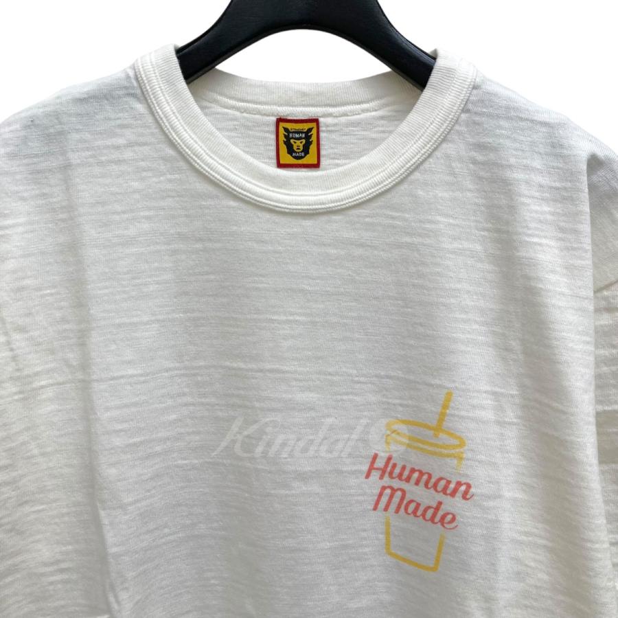 ヒューマンメイド HUMAN MADE Burger T-Shirt Tシャツ HM21TE006 ホワイト サイズ：L｜kindal｜03