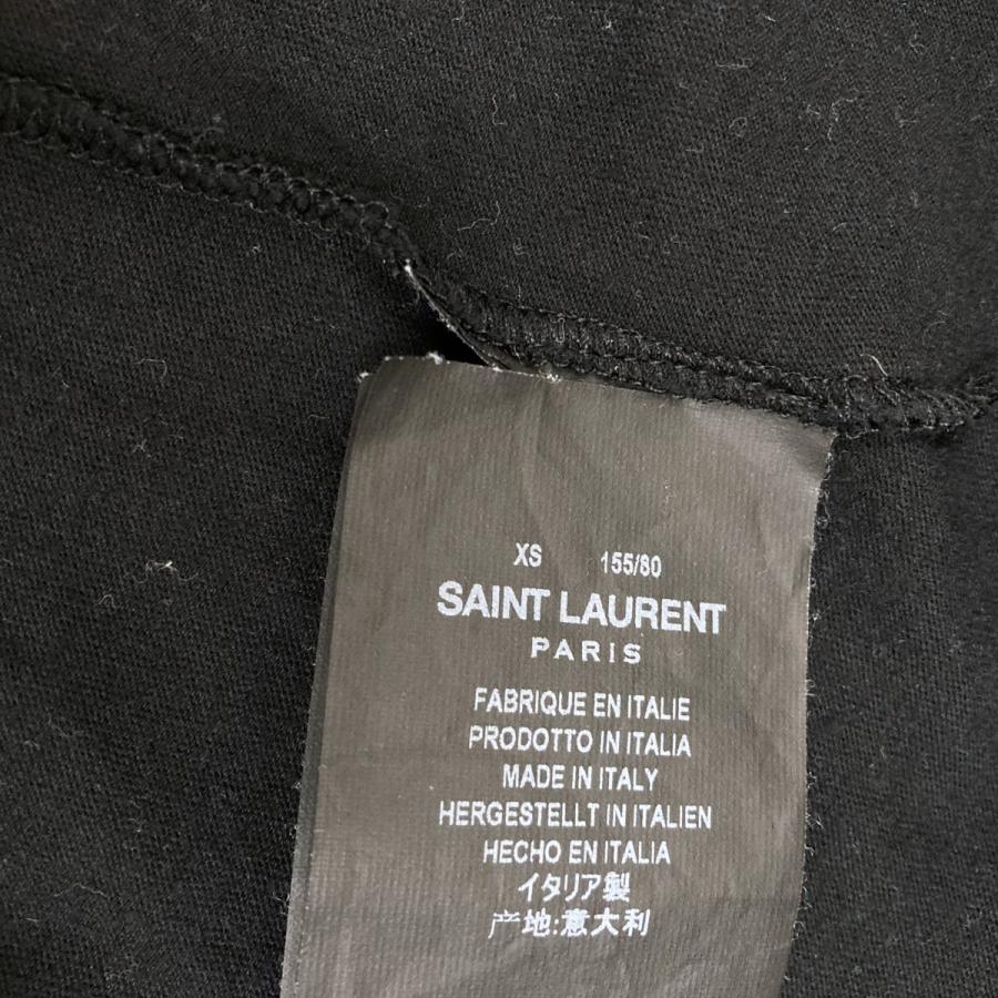 サンローランパリ Saint Laurent Paris 半袖Tシャツ 440543 ブラック サイズ：XS｜kindal｜07