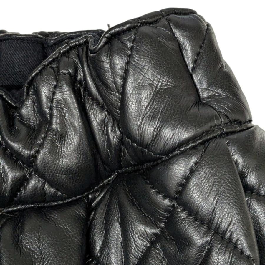 COMME des GARCONS 【値下げ】COMME 22AW QUILTED FAUX LEATHER SKIRT