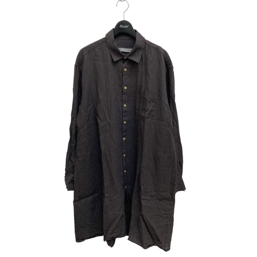 ユウタマツオカ YUTA MATSUOKA ロングシャツ 22S18lsbr ブラウン 